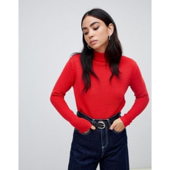 b.Young Ribbed High Neck Jumper