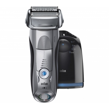 BRAUN Series 7 7898CC Wet and Dry Foil Shaver - Silver