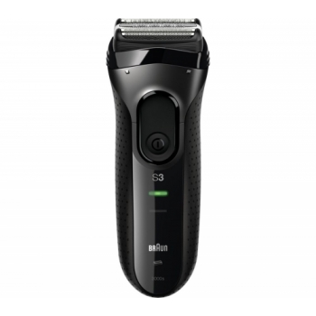 BRAUN Series 3 3000s Wet & Dry Foil Shaver - Black