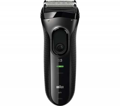 BRAUN Series 3 3000s Wet & Dry Foil Shaver - Black