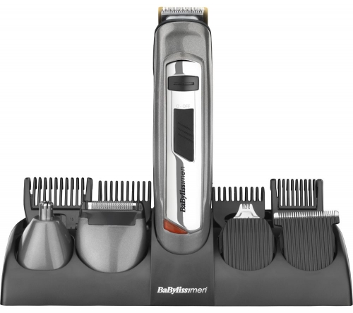 BABYLISS FOR MEN 7235U 10 in 1 Body Groomer - Silver & Grey