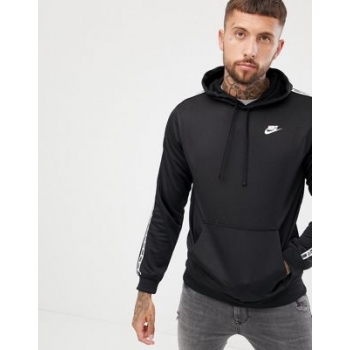 Nike Taping Pullover Hoodie In Black AR4914-010