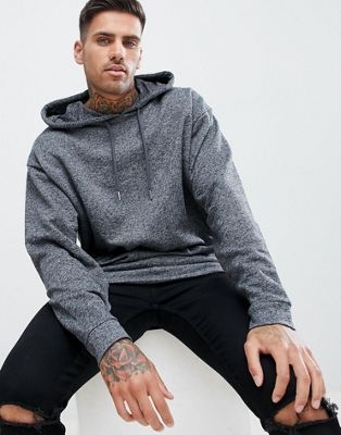 ASOS DESIGN oversized hoodie in charcoal