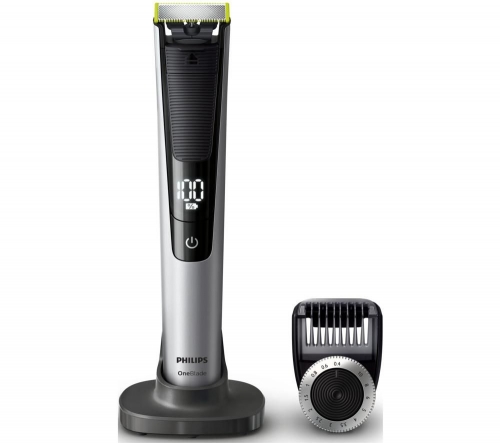 PHILIPS OneBlade Pro QP6520/25 Wet & Dry Trimmer - Silver & Black