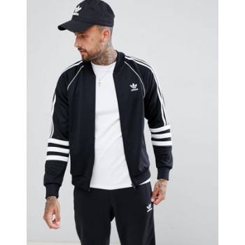 adidas Originals Authentic Superstar Track Jacket In Black DJ2856