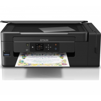 EPSON Ecotank ET-2650 All-in-One Wireless Inkjet Printer + T6641 Black Ecotank Ink Bottle - 70 ml