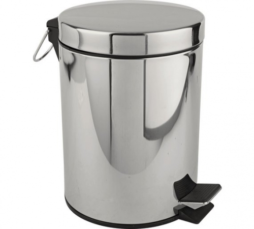 Argos Home 5 Litre Stainless Steel Pedal Bin