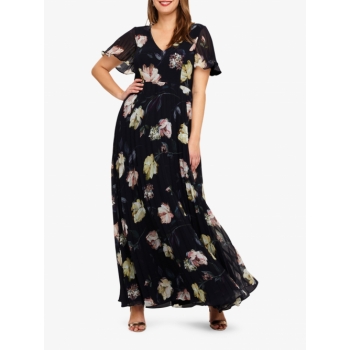 Studio 8 Megan Maxi Dress, Navy Multi