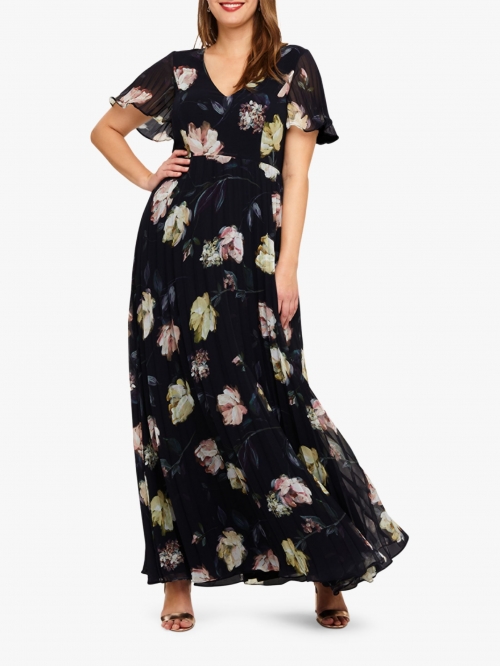 Studio 8 Megan Maxi Dress, Navy Multi