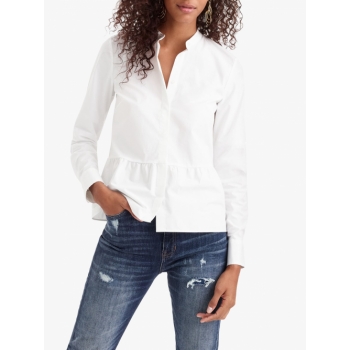 J.Crew Peplum Blouse, White