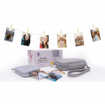 HP Sprocket 200 Mobile Photo Printer Gift Bundle - Pearl