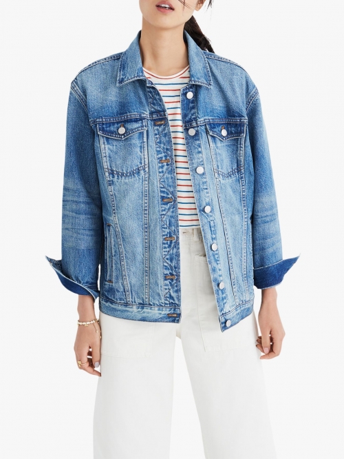 Madewell Oversized Jean Jacket, Capstone Wash