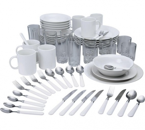 Argos Home Essentials 60 Piece Stoneware Dinner Starter Set