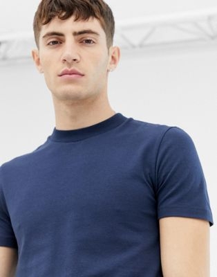 COLLUSION skinny fit t-shirt in navy