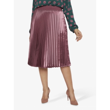 I.Scenery Curve Lala Pleated Skirt, Mellow Mauve