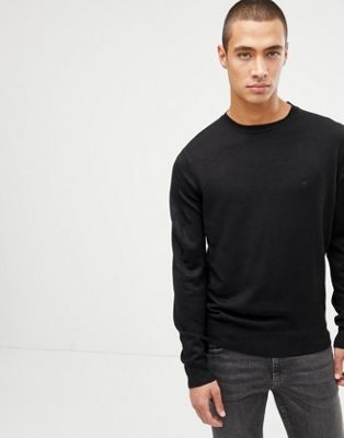 French Connection Plain Logo Crew Neck Knit Jumper