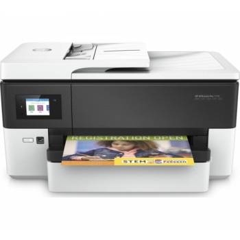 HP OfficeJet Pro 7720 All-in-One Wireless A3 Inkjet Printer with Fax + 953XL Black Ink Cartridge + 80 gsm A4 Home & Office Paper - 500 sheets