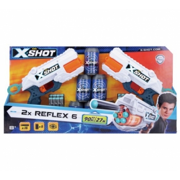 X-Shot Reflex 6 Combo Blasters - 2 Pack