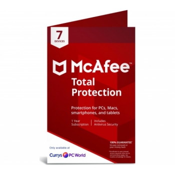 MCAFEE Total Protection 2019 - 1 year for 7 devices