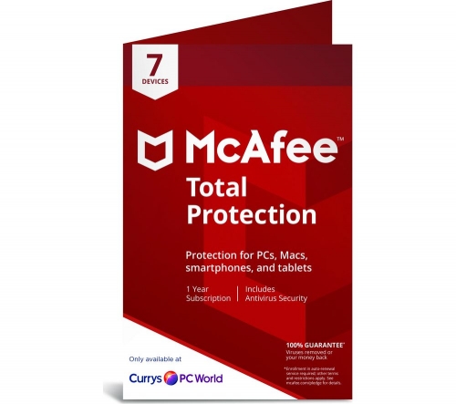 MCAFEE Total Protection 2019 - 1 year for 7 devices