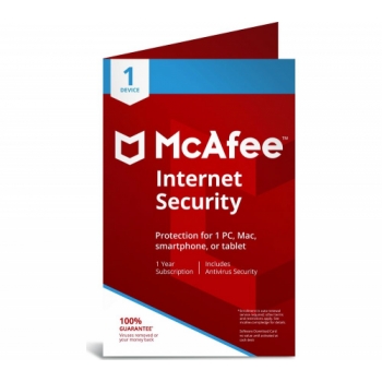 MCAFEE Internet Security 2019 - 1 year for 1 device