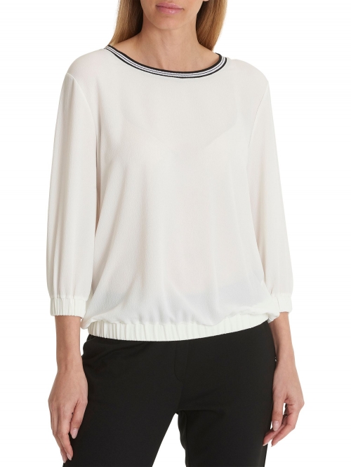 Betty Barclay Crepe Jersey Top, Star White