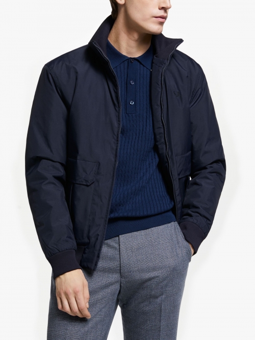 Fred Perry Utility Bomber Jacket, Navy