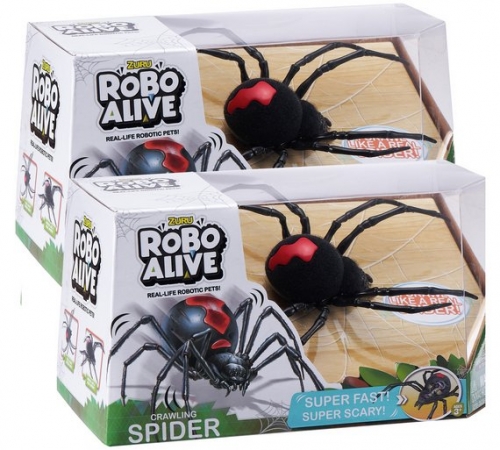 Zuru Robo Alive Crawling Spider Twin Pack