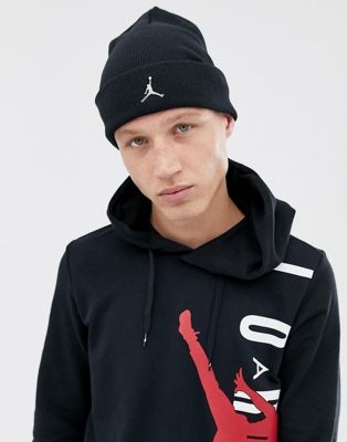 Nike Jordan Logo Beanie In Black AA1297-010