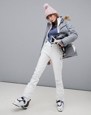 Protest Lole softshell ski trouser in white