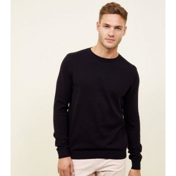 Navy Crew Neck Jumper