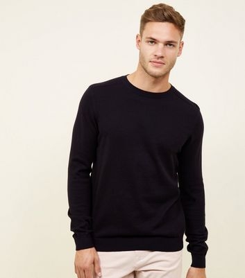 Navy Crew Neck Jumper