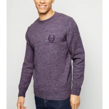 Purple 1992 Crest Embroidered Jumper