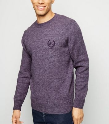 Purple 1992 Crest Embroidered Jumper