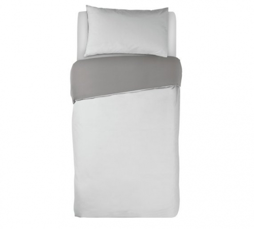 Argos Home Easycare Polycotton Reversible Set - Single