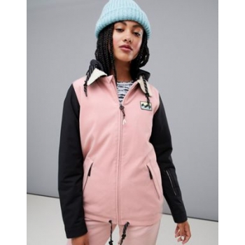 Billabong Coastal ski jacket in pink