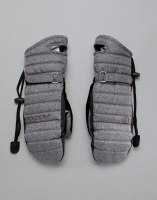 Volcom Peep GORE-TEX ski mitts in grey