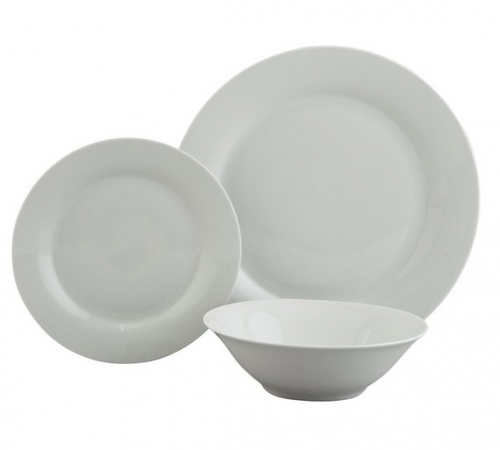 Argos Home Porcelain 12 Piece Dinner Set - White