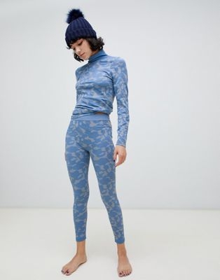 ASOS 4505 ski Camo Base Layer Legging