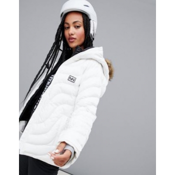 Billabong Soffya ski jacket in white