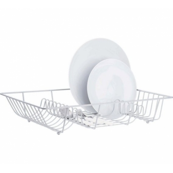 Argos Home Dish Rack - Silver Effect