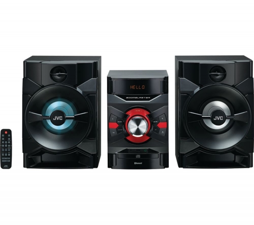 JVC MX-D328B Bluetooth Megasound Party Hi-Fi System - Black