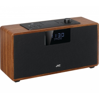 JVC RD-D328B Bluetooth All-in-one Hi-Fi System - Walnut