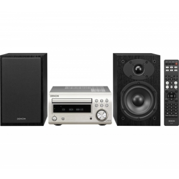 DENON DM-41DAB Wireless Traditional Hi-Fi System - Premium Silver