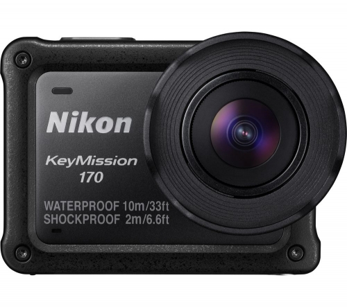 NIKON KeyMission 170 4K Ultra HD Action Camera - Black