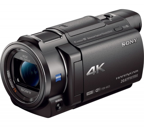 SONY Handycam FDR-AX33 4K Ultra HD Camcorder - Black + Extreme Pro High Performance Class 10 SDXC Memory Card - 64 GB