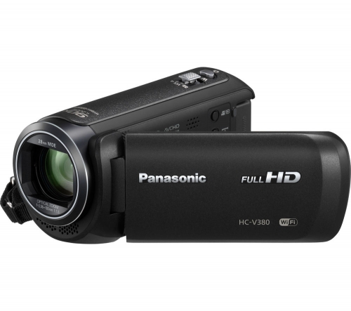 PANASONIC HC-V380EB-K Camcorder - Black + Ultra Performance Class 10 microSDHC Memory Card - 32 GB