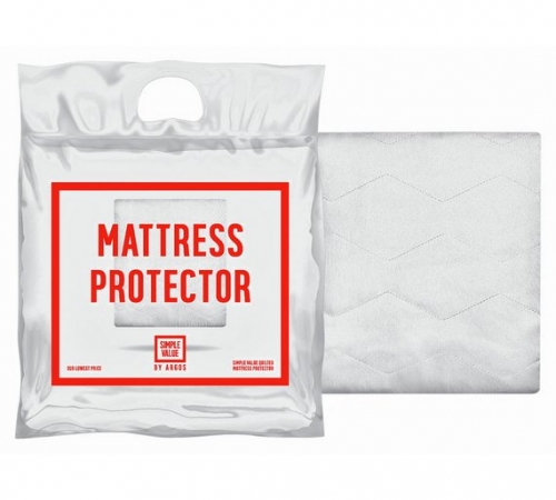 Argos Home Quilted Mattress Protector - Double