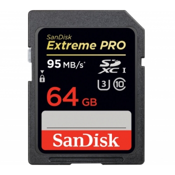 SANDISK Extreme Pro High Performance Class 10 SDXC Memory Card - 64 GB