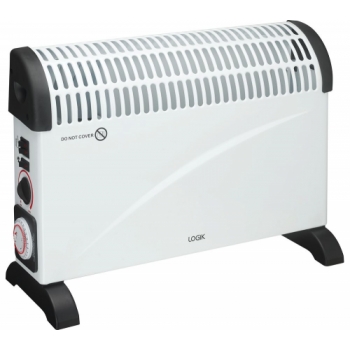 LOGIK L20CHTW18 Portable Hot & Cool Convector Heater - White & Black